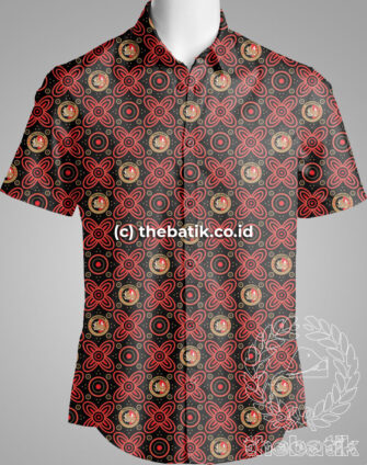 Seragam Batik Custom Berlogo Organisasi Paguyuban TALIGAMA Brimob