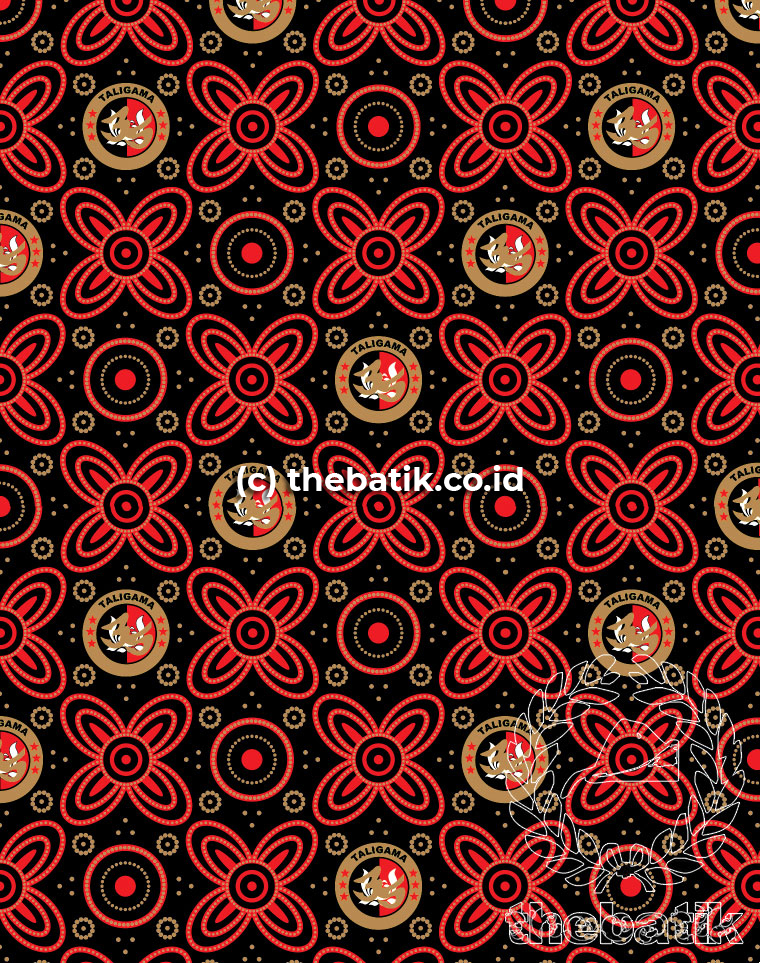 Seragam Batik Custom Berlogo Organisasi Paguyuban TALIGAMA Brimob