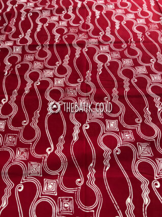 Kain Batik Seragam Motif Parang Barong Merah untuk Seragam Kantor / Guru / Pernikahan / Keluarga