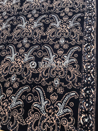 Kain Batik Seragam Primisima Motif Pisan Bali Biru Dongker untuk Seragam Kantor / Guru / Pernikahan / Keluarga
