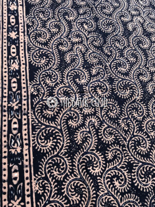 Kain Batik Seragam Primisima Motif Ukel Biru Dongker untuk Seragam Kantor / Guru / Pernikahan / Keluarga