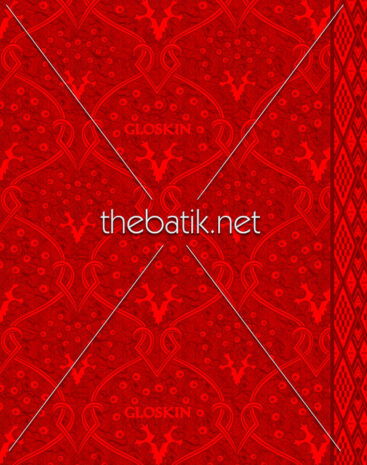 Baju Seragam Batik Terapis GLOSKIN Desain Motif Eksklusif Berlogo Perusahaan
