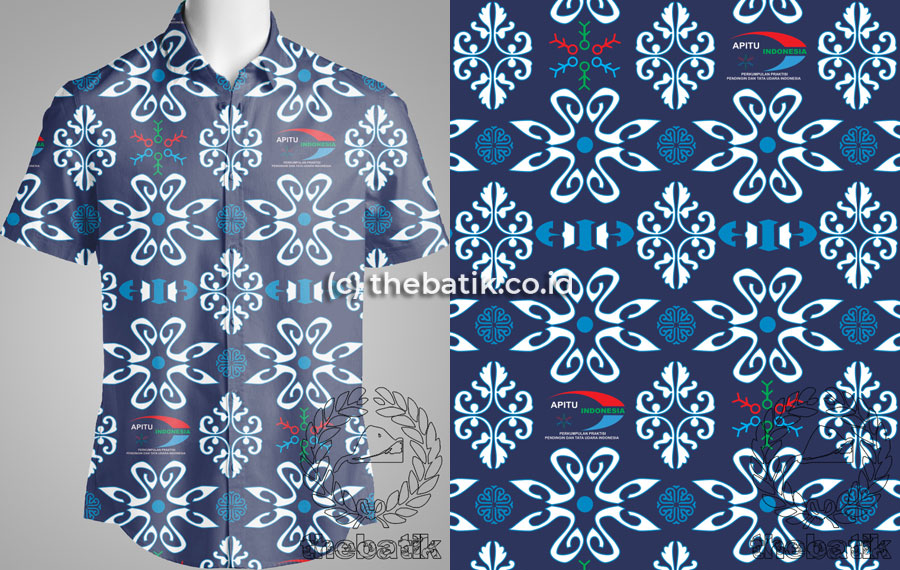 Baju Seragam Batik Organisasi APITU - Asosiasi Praktisi Pendingin dan Tata Udara Indonesia