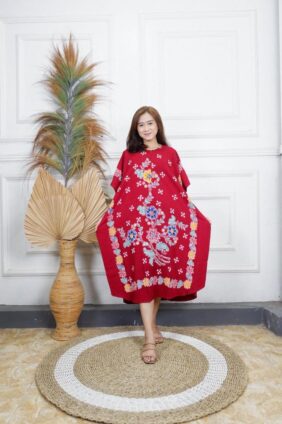 Baju Batik Daster Kelelawar Encim Bahan Rayon Super Grosir Warna Seri (isi 5)