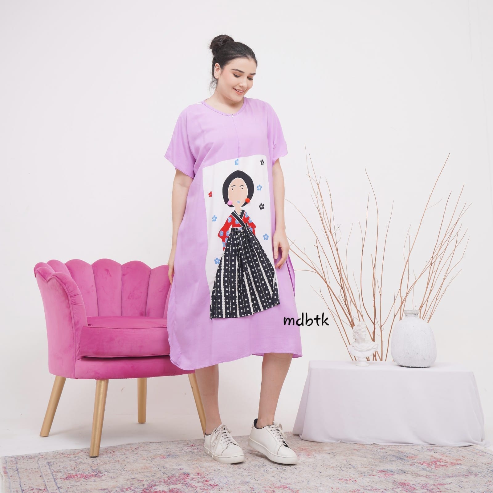 Baju Tidur Batik Daster Kelelawar Tejo Semerbak Pastel Bahan Rayon Grosir Warna Seri (isi 5)