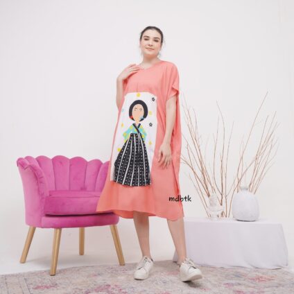Baju Tidur Batik Daster Kelelawar Tejo Semerbak Pastel Bahan Rayon Grosir Warna Seri (isi 5)