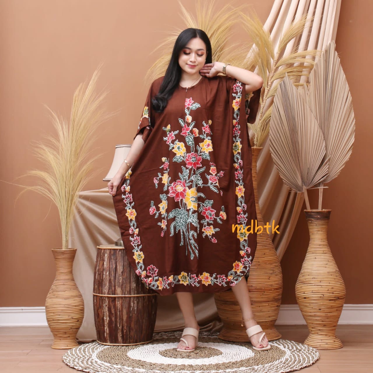 Baju Tidur Daster Batik Encim Rayon Model Kelelawar Lowo Kalong Grosir Warna Seri (isi 5)