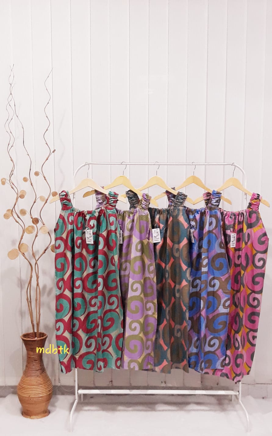 Baju Tidur Daster Batik Yukensi Jumbo Bahan Rayon Adem Grosir Bisa Eceran (isi 5)