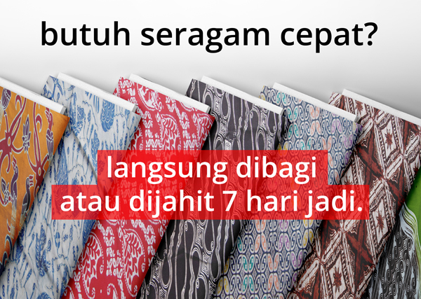 JENIS BAHAN KAIN SERAGAM BATIK