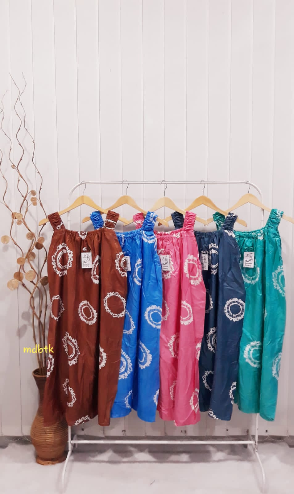 Baju Daster Yukensi Jumbo Tanpa Lengan Busui Bahan Rayon Santung Adem Grosir (isi 5)