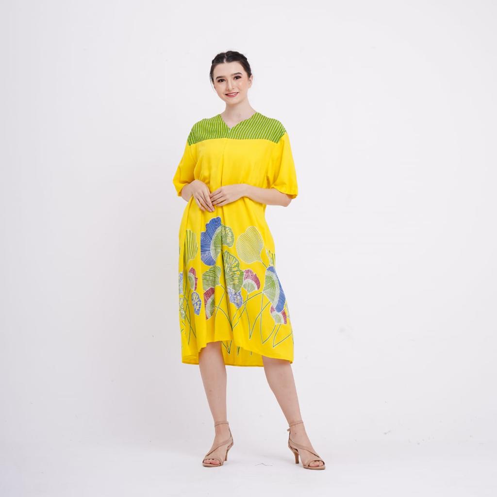 Baju Tidur Batik Daster Payung Raniya Bahan Rayon Grosir Motif Warna Seri (isi 5)