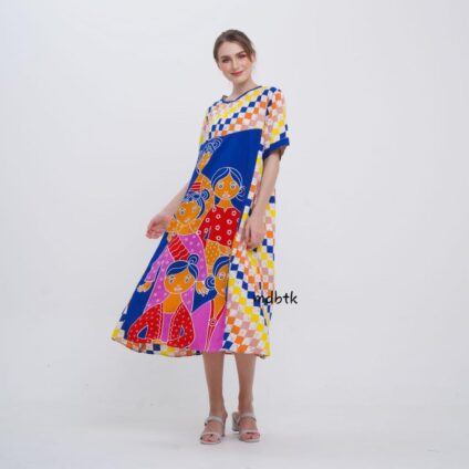 Baju Tidur Batik Daster Payung Tejo Bahan Rayon Super Grosir Warna Motif Seri (isi 5)
