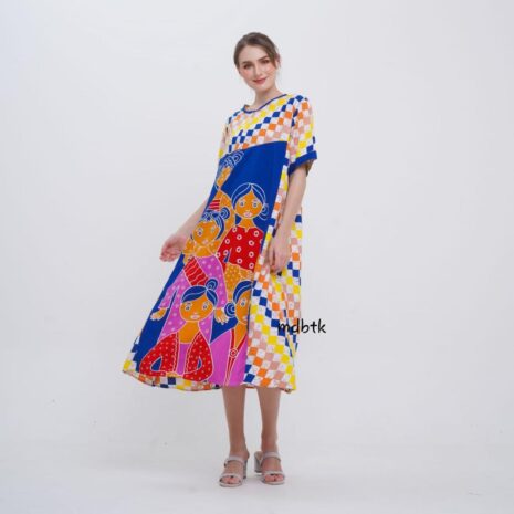 Baju Tidur Batik Daster Payung Tejo Bahan Rayon Super Grosir Warna Motif Seri (isi 5)