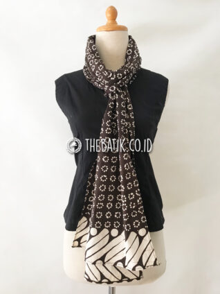 Batik Neck Scarf Scarves Cotton Javanese Indonesian Traditional Handmade
