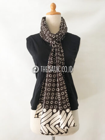 Batik Neck Scarf Scarves Cotton Javanese Indonesian Traditional Handmade