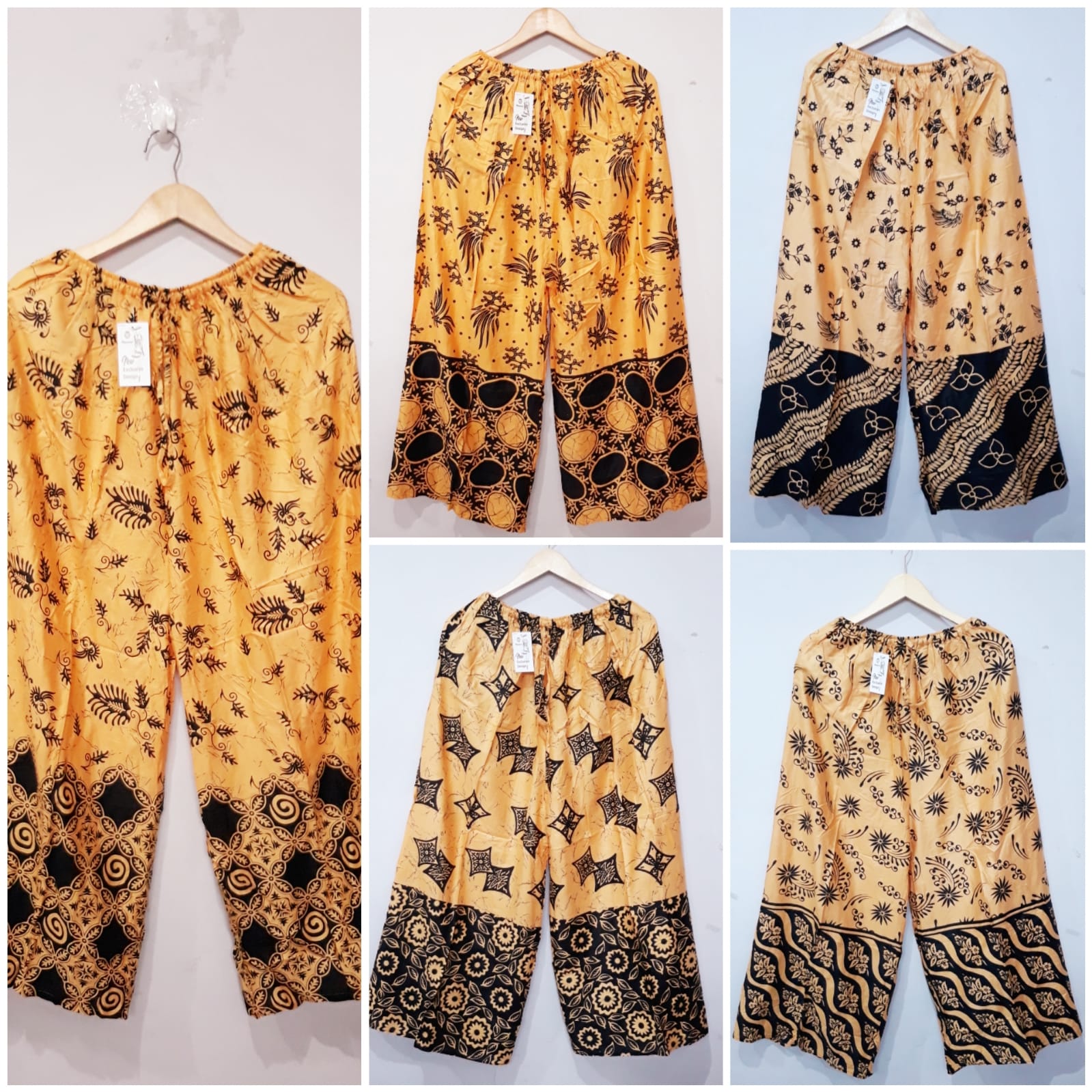Celana Panjang Kulot Sumo Besar Bahan Santung Rayon Bisa Grosir Seri Warna (isi 5)