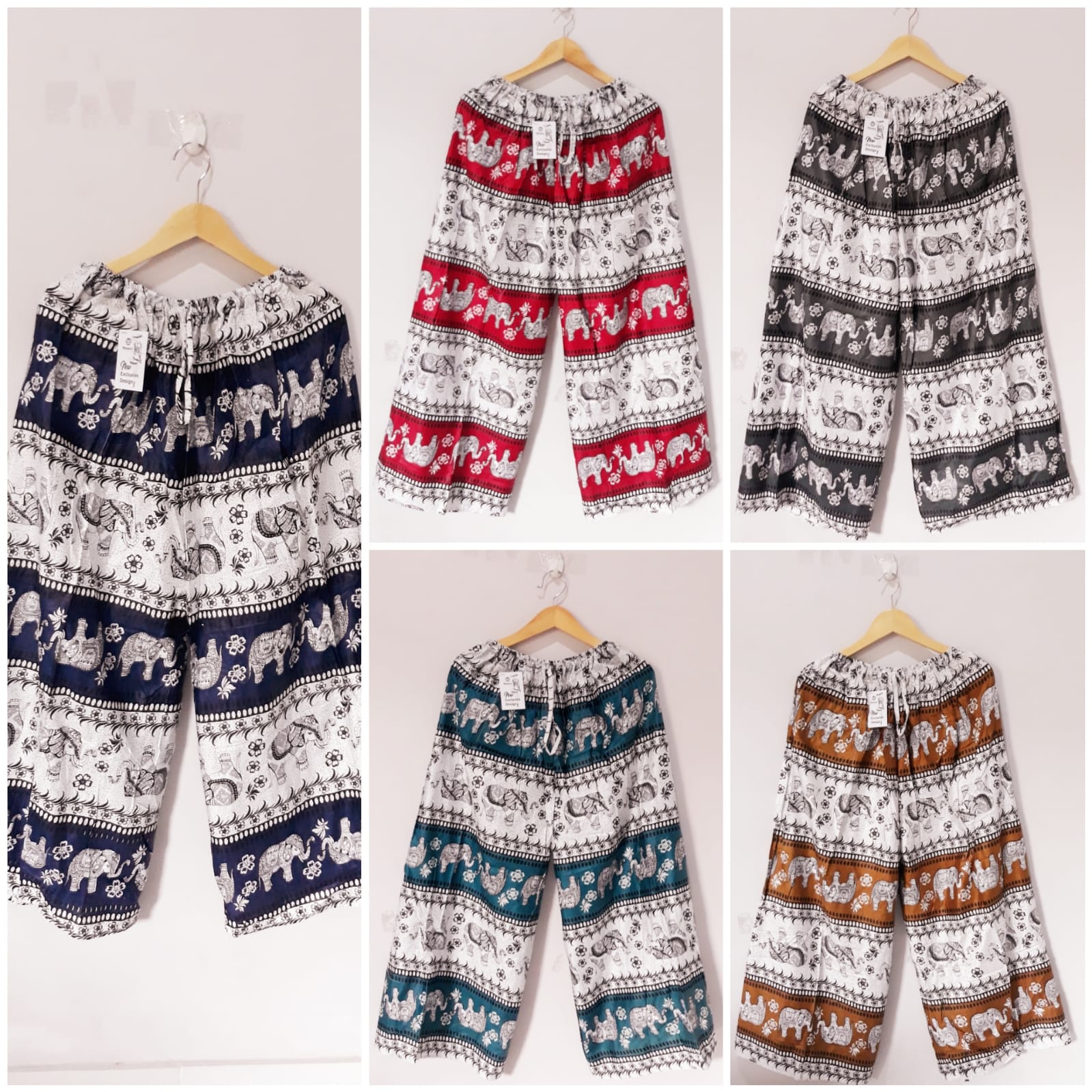 Celana Panjang Kulot Sumo Besar Bahan Santung Rayon Bisa Grosir Seri Warna (isi 5)