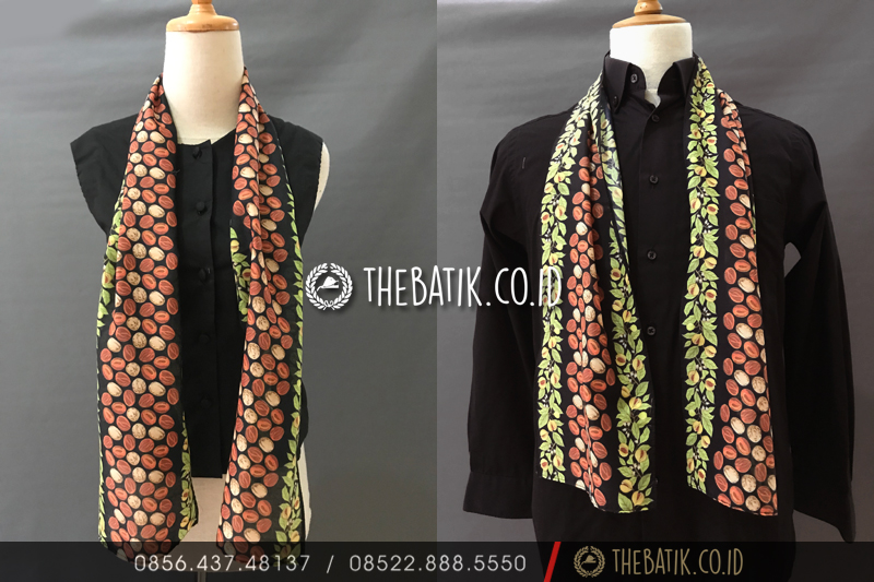 Selendang Batik Motif Custom Design Merchandise Pesanan Brand Lokal Daerah - Motif 2