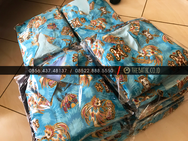 Model Seragam Batik Papua - Pesanan Baju Kemeja Batik Papua Pria Wanita untuk Guru Sekolah di Papua