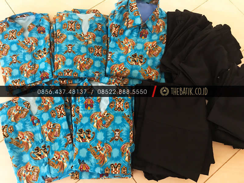 Model Seragam Batik Papua - Pesanan Baju Kemeja Batik Papua Pria Wanita untuk Guru Sekolah di Papua