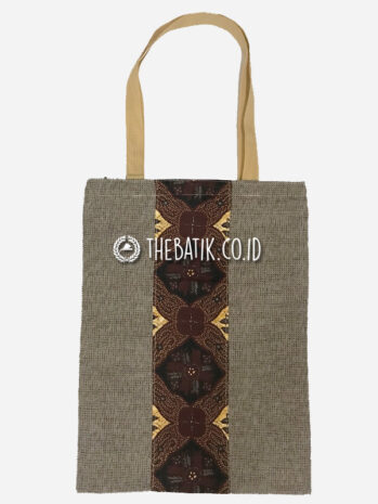 Tas Totebag Goni Batik Kombinasi Model Custom Bisa Logo Tulisan Event Souvenir Goodiebag Etnik