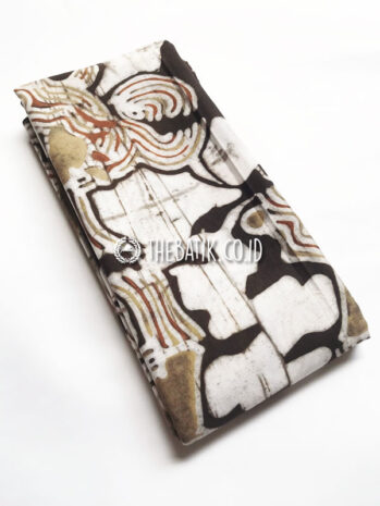 Natural Dye Batik Hand Stamped Batik Cotton Contemporary Modern Batik White