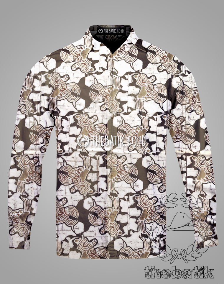 Natural Dye Batik Hand Stamped Batik Cotton Contemporary Modern Batik White