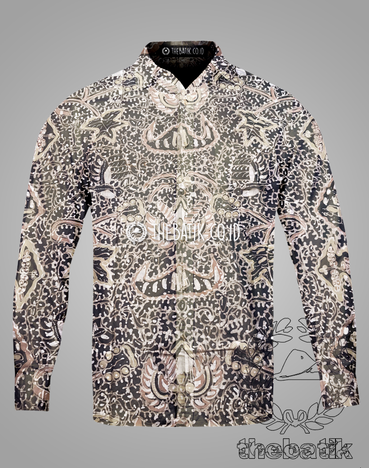 Natural Dye Batik Cotton Hand Drawn Batik Fabric Wahyu Tumurun Motif