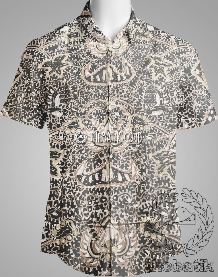 Natural Dye Batik Cotton Hand Drawn Batik Fabric Wahyu Tumurun Motif
