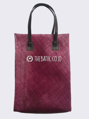 Tote Bag Pandan Unik – Tas Kerajinan Anyaman untuk Seminar Kit atau Event Souvenir Branding Promosi