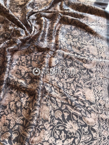 Kain Bahan Baju Batik Sutra Modern Warna Pastel