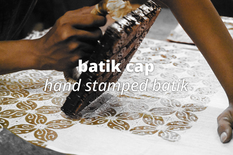 KAIN BATIK CAP INDONESIA HAND STAMPED BATIK