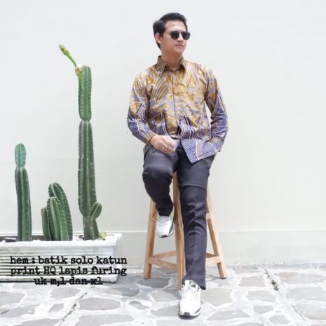 Baju Batik Seragam untuk Wisuda Universitas Kemeja Panjang / Rok Couple Sarimbit