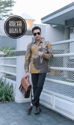 Baju Seragam Batik Kantor Pria Wanita (Kemeja / Blouse) Premium Full Furing