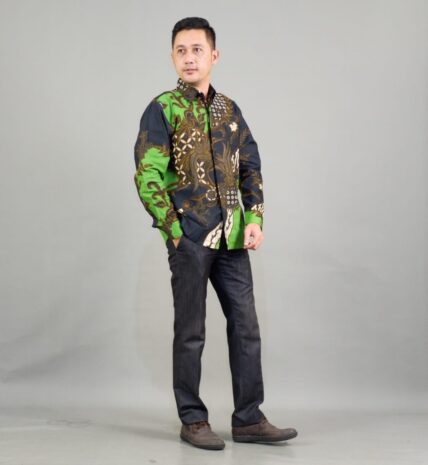 Baju Seragam Batik Keluarga untuk Pernikahan Panitia Sinoman Kemeja / Blouse