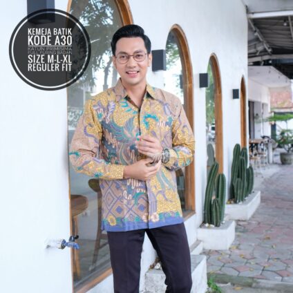 Baju Seragam Batik untuk Kantoran Kerja Model Kemeja Panjang / Blouse Wanita