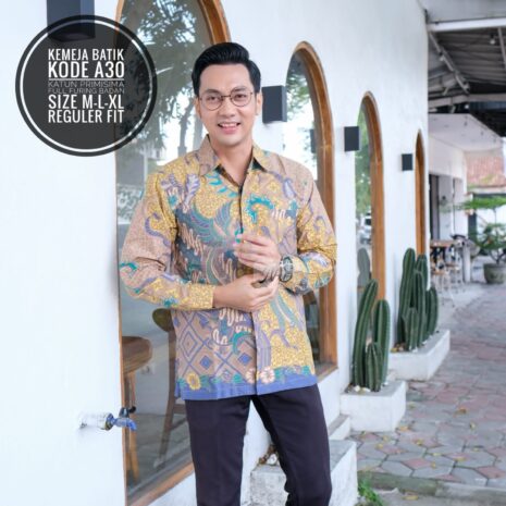 Baju Seragam Batik untuk Kantoran Kerja Model Kemeja Panjang / Blouse Wanita