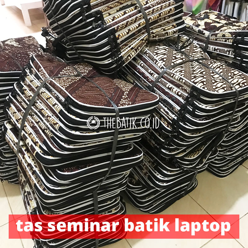 Tas Seminar Batik Laptop Terlaris Jogja Jakarta Custom Logo