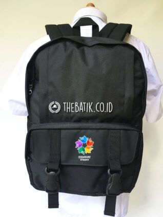 (Ready Stock) Tas Seminar Ransel Bahan Premium Custom Sablon Logo Event