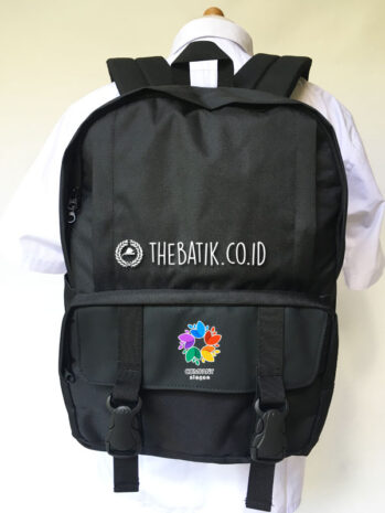 (Ready Stock) Tas Seminar Ransel Bahan Premium Custom Sablon Logo Event