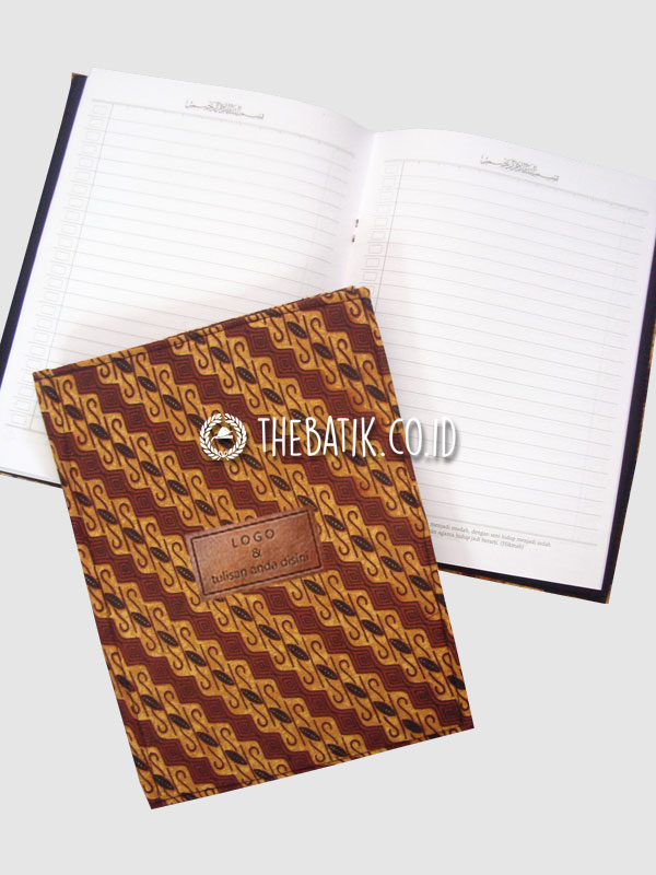 Buku Tulis Motif Batik untuk Souvenir Seminar Kit Unik Custom