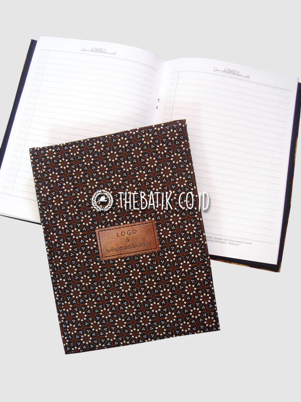 Buku Tulis Motif Batik untuk Souvenir Seminar Kit Unik Custom