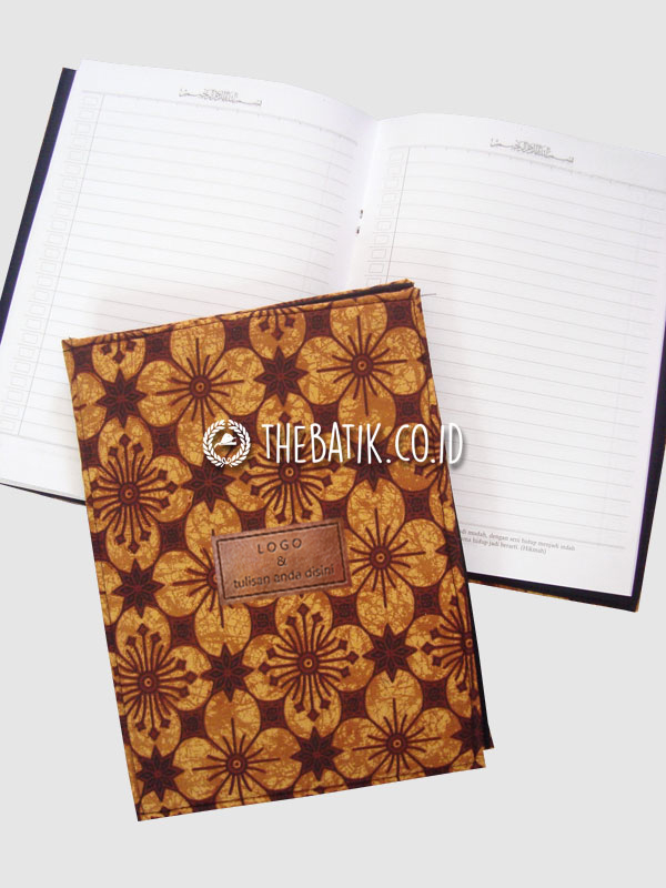 Buku Tulis Motif Batik untuk Souvenir Seminar Kit Unik Custom