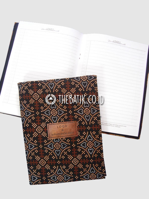 Buku Tulis Motif Batik untuk Souvenir Seminar Kit Unik Custom