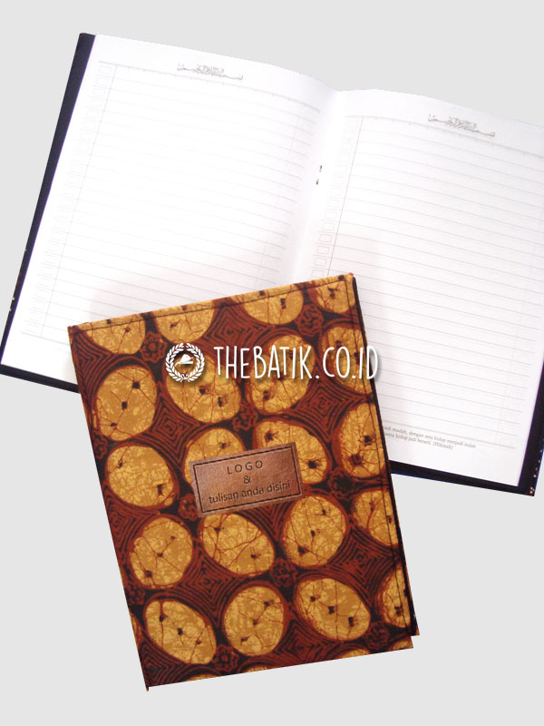 Buku Tulis Motif Batik untuk Souvenir Seminar Kit Unik Custom