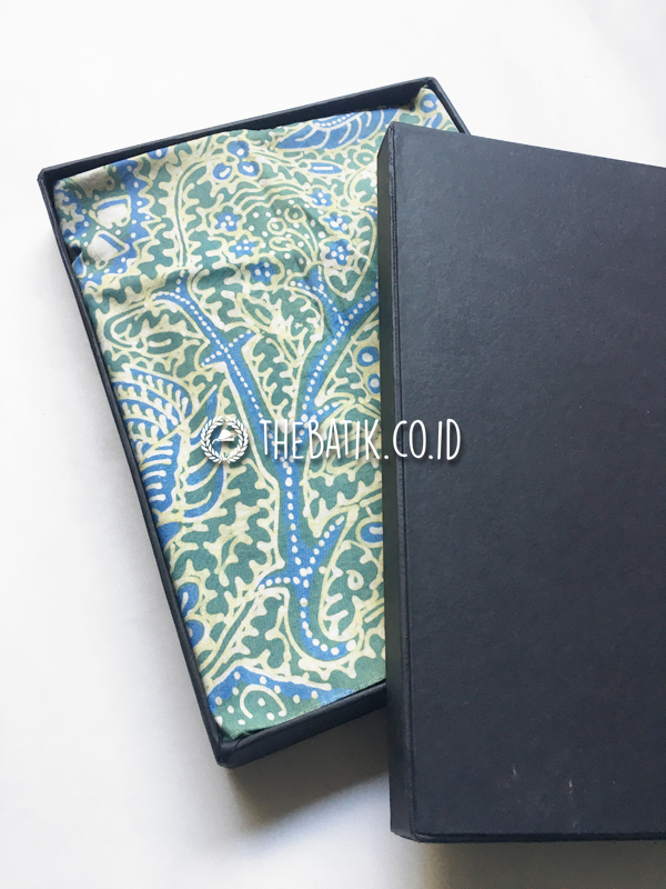 Natural Dye Batik Handwritten Traditional Indonesian Batik Fabric Cotton Green Blue – Wahyu Tumurun