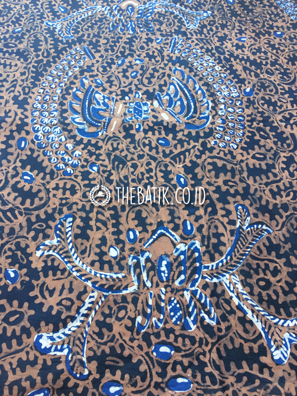 Natural Dye Batik Handwritten Traditional Indonesian Batik Fabric Cotton Indigo Blue – Babon Angrem